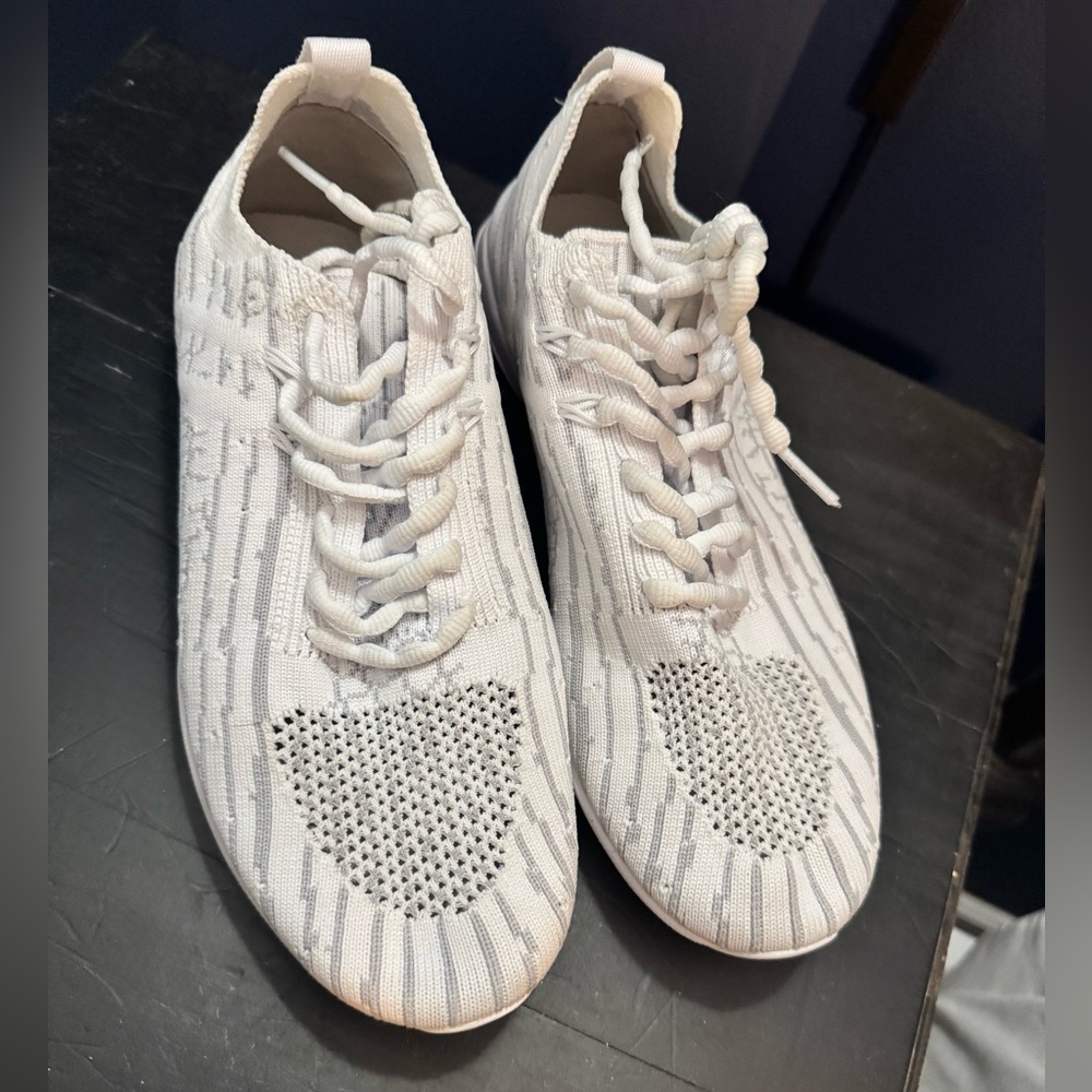 White Athletic Rebel Cheer Shoes